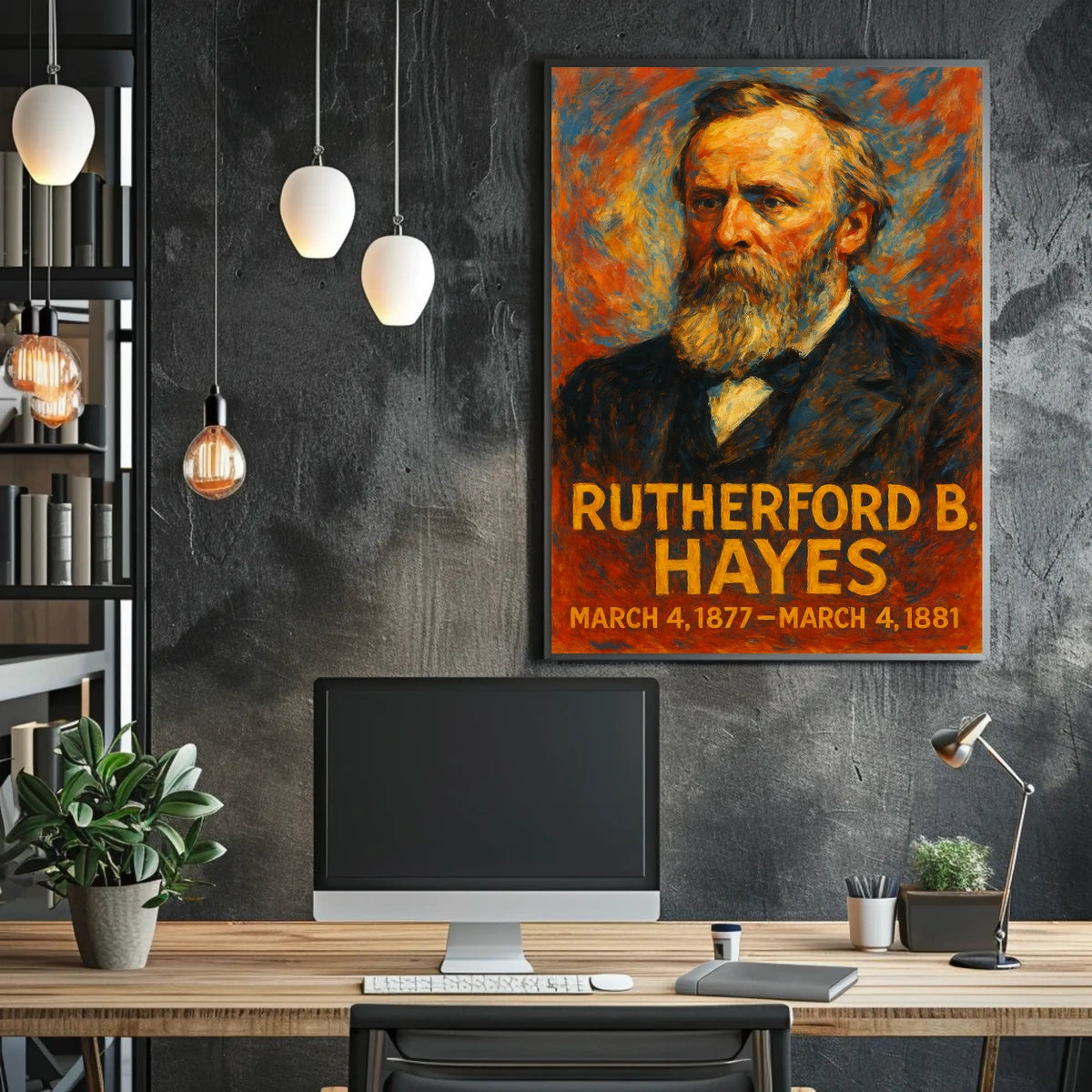 Rutherford B. Hayes 19Th President Poster
