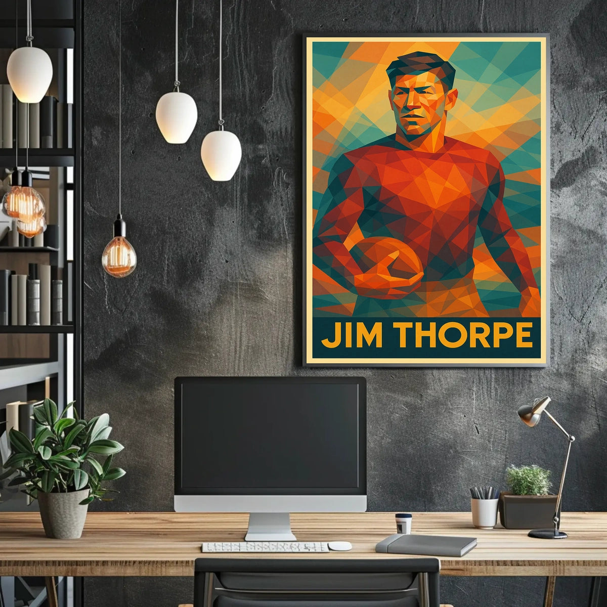 Jim Thorpe Tribute Poster