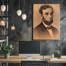 Young Abraham Lincoln Posed Portrait Poster PosterGoat