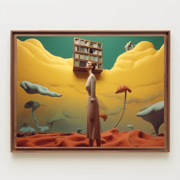 Surreal Dreamscape Art Print for Fantasy or Mythology Poster