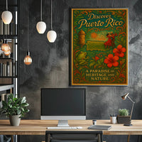 Discover Puerto Rico Vintage Poster Art PosterGoat