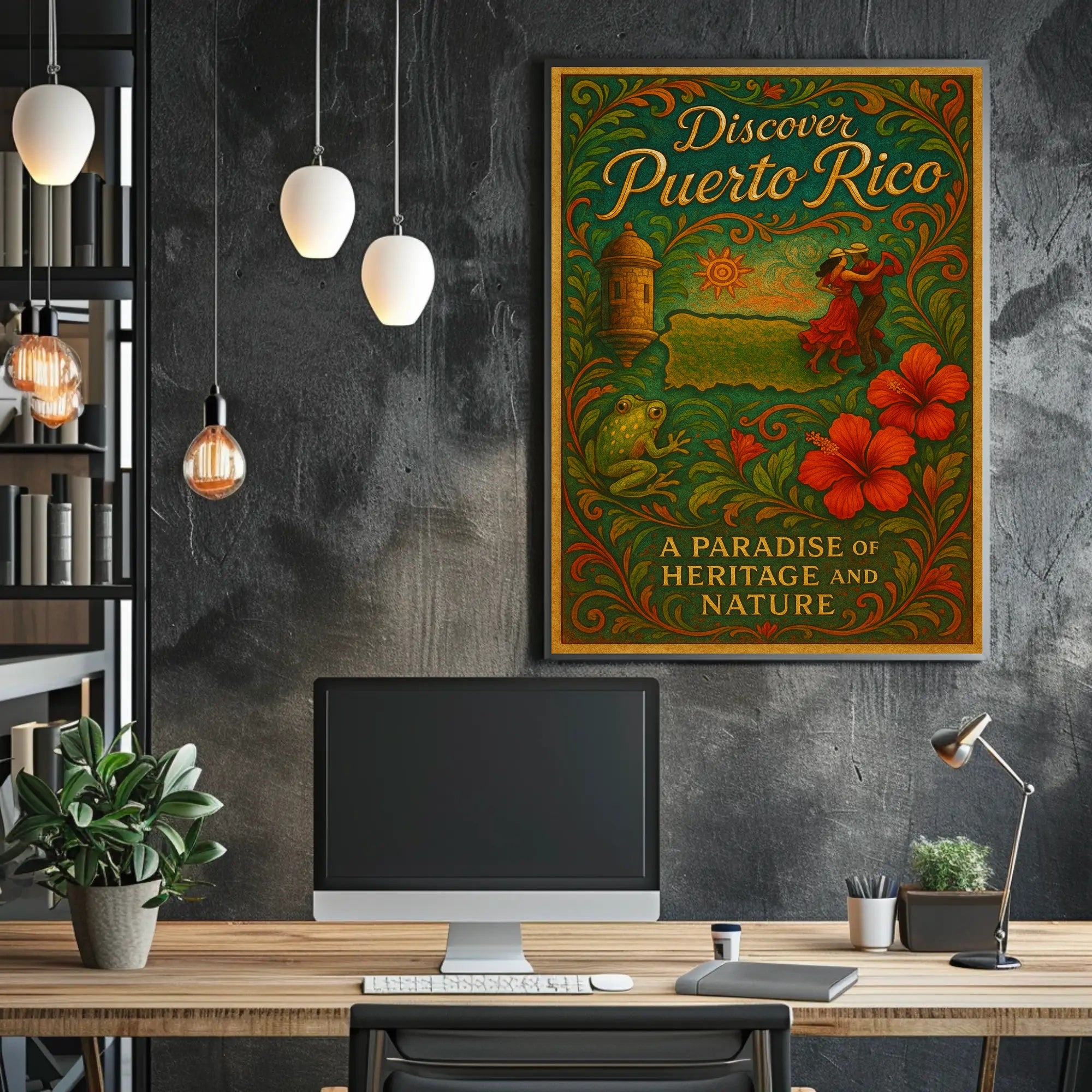 Discover Puerto Rico Vintage Poster Art PosterGoat