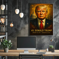 Donald Trump 45Th President Poster