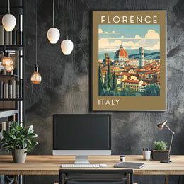 Florence, Italy Travel Poster