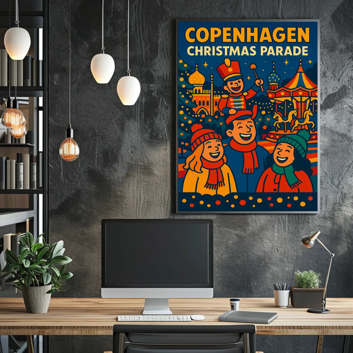 Copenhagen Christmas Parade Poster
