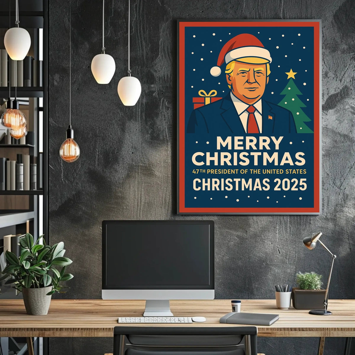 47th President Christmas 2025 Poster