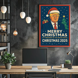 47th President Christmas 2025 Poster