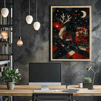 Starlit Christmas Journey Poster