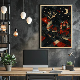 Starlit Christmas Journey Poster