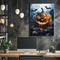 Haunted Pumpkin Poster