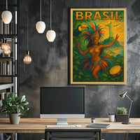 Vibrant Brazil Poster