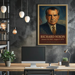 Richard Nixon Presidential Term Poster