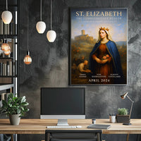 St. Elizabeth The Compassionate Healer Poster PosterGoat