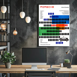 Porsche Racing Achievements 1960 Poster