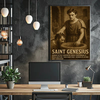 Saint Genesius Patron Of Actors And Poster