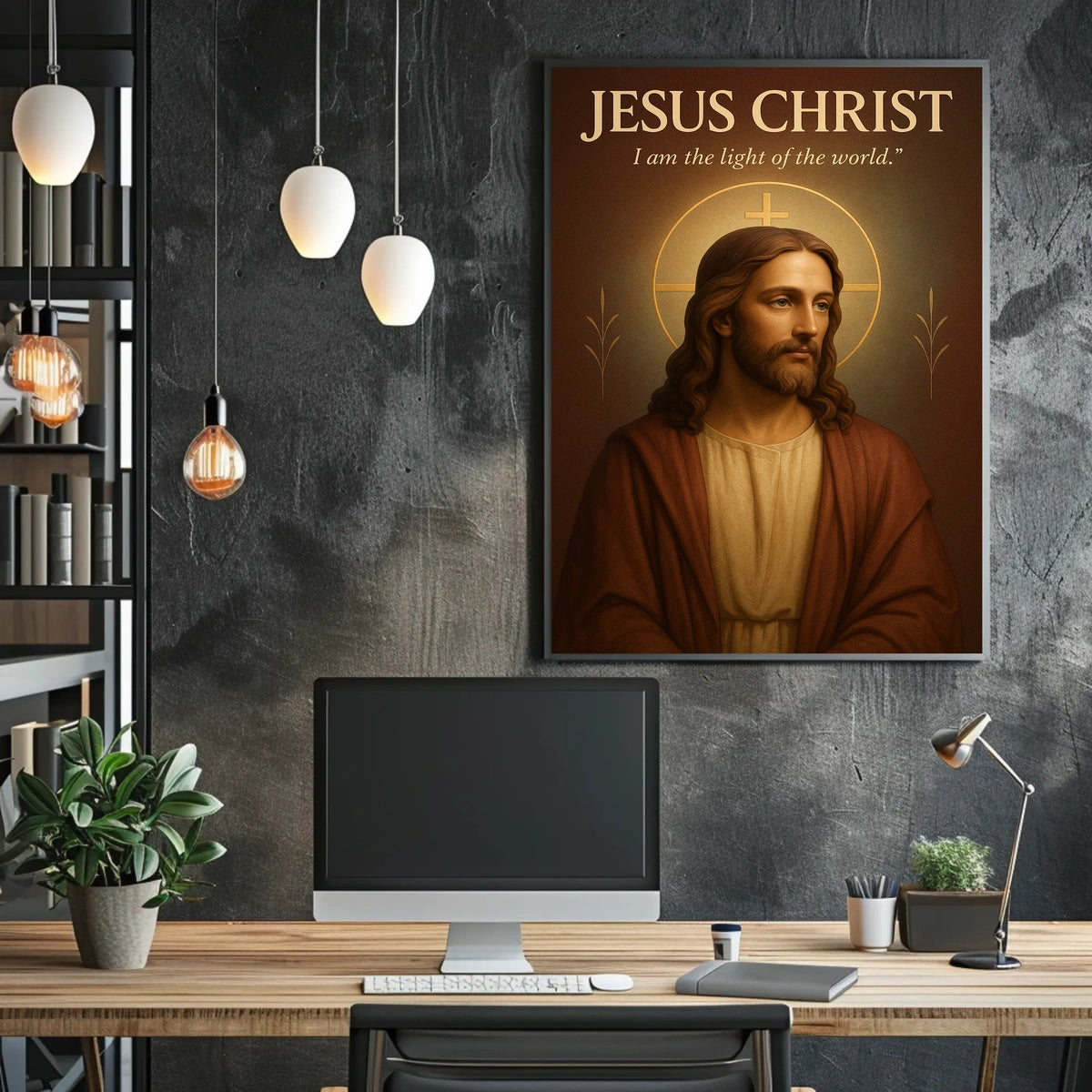 Jesus Christ Light Of The World Poster