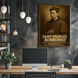 Saint Charles Borromeo Cardinal And Poster