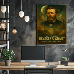 Ulysses S. Grant 18Th President Poster