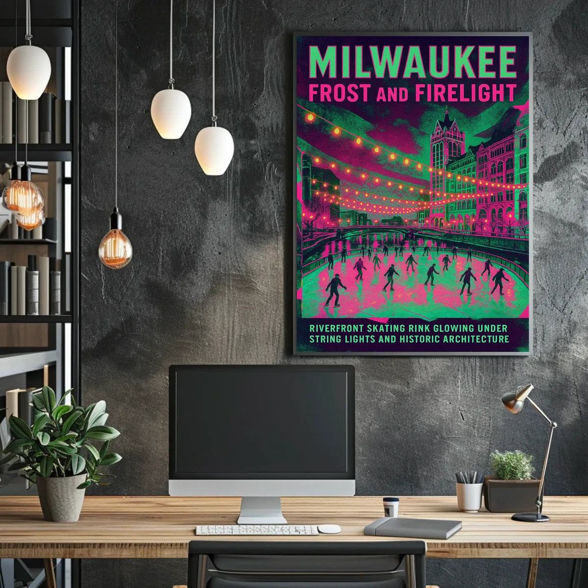Milwaukee Frost and Firelight Poster