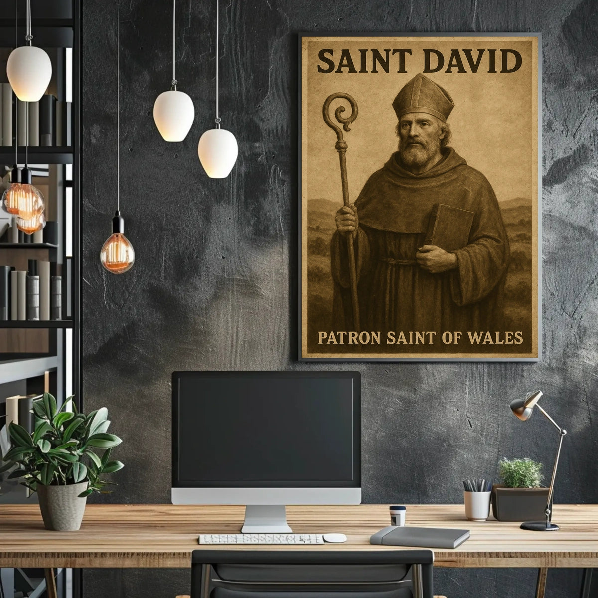 Saint David Patron Saint Of Wales Poster