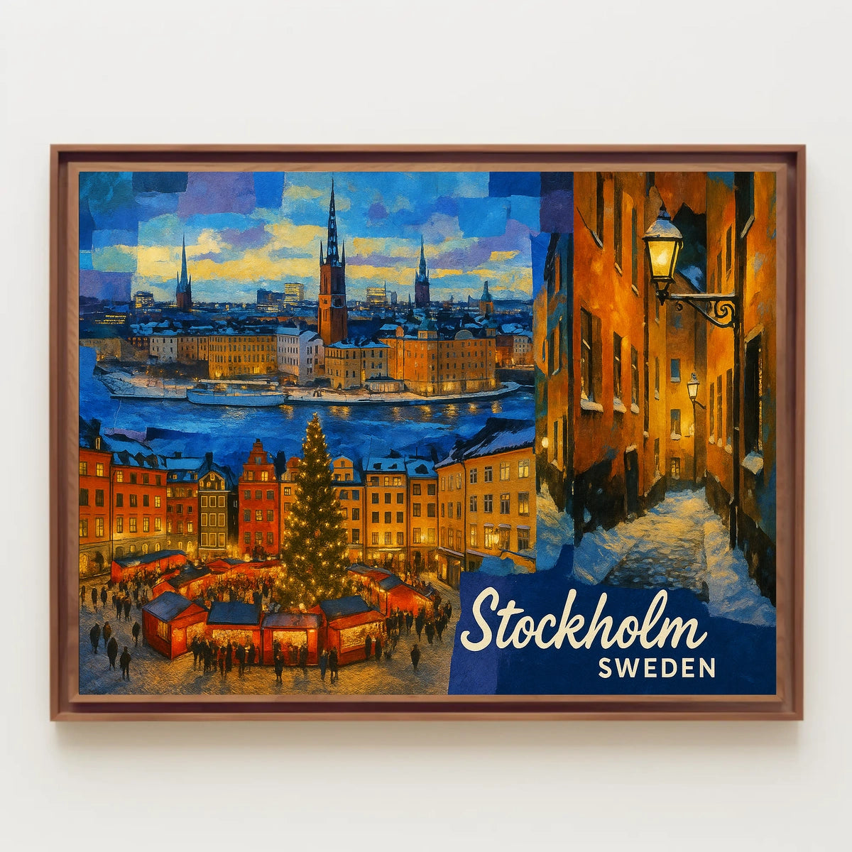 Stockholm Winter Wonderland Poster