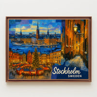 Stockholm Winter Wonderland Poster
