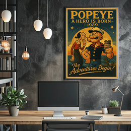 Popeye 1929 Art Poster POP-52