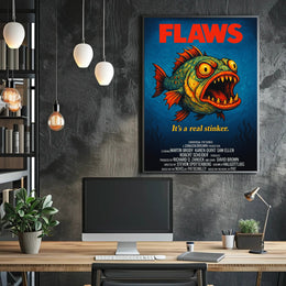 Flaws A Parody Deep Dive Poster PosterGoat