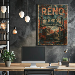 Reno The Biggest Little City In The Poster