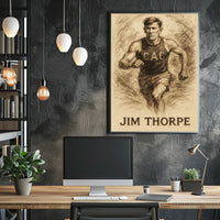 Jim Thorpe Athletic Legend Poster