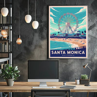 Santa Monica Beachside Bliss Poster