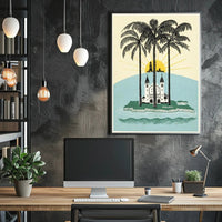 Tropical Sunrise Over Malang Poster PosterGoat