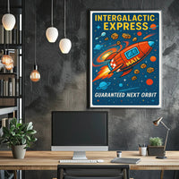 Intergalactic Express Poster PosterGoat