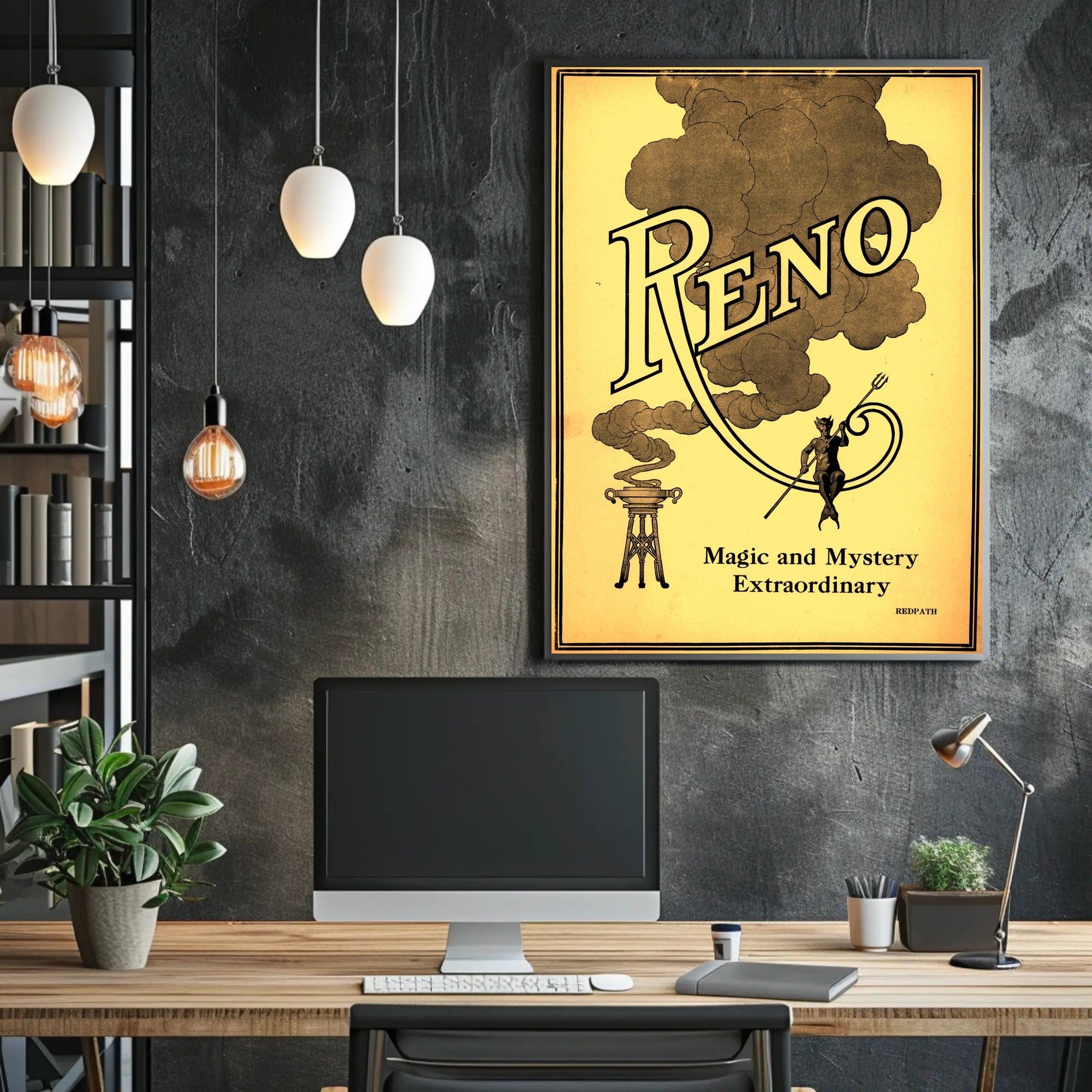 Magic and Mystery Vintage Artistic Cultural Heritage Poster