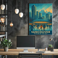 Vancouver Winter By The Bay Poster
