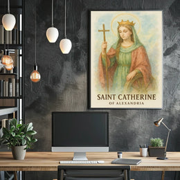 Saint Catherine of Alexandria Poster
