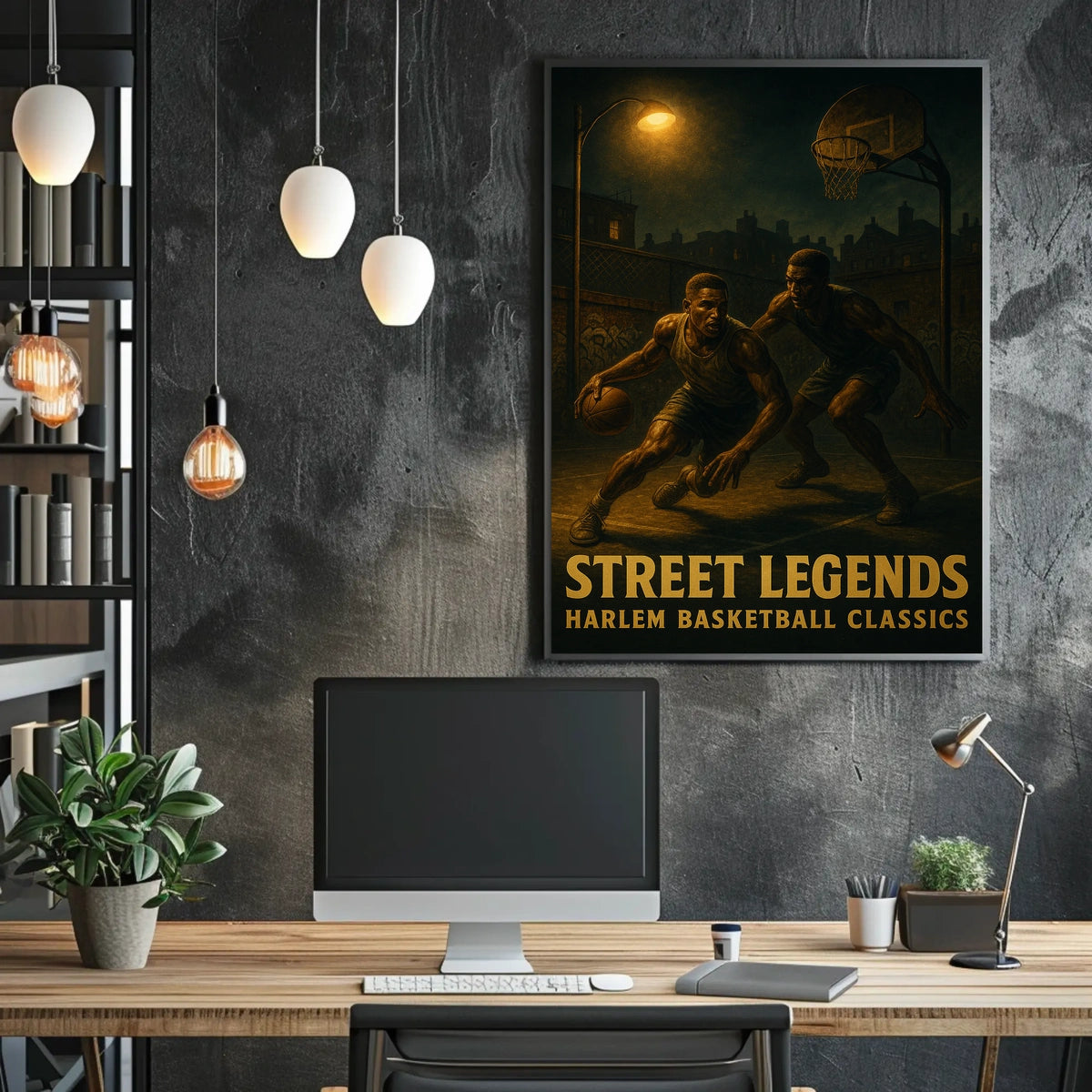 Street Legends Harlem Basketball Classics Poster