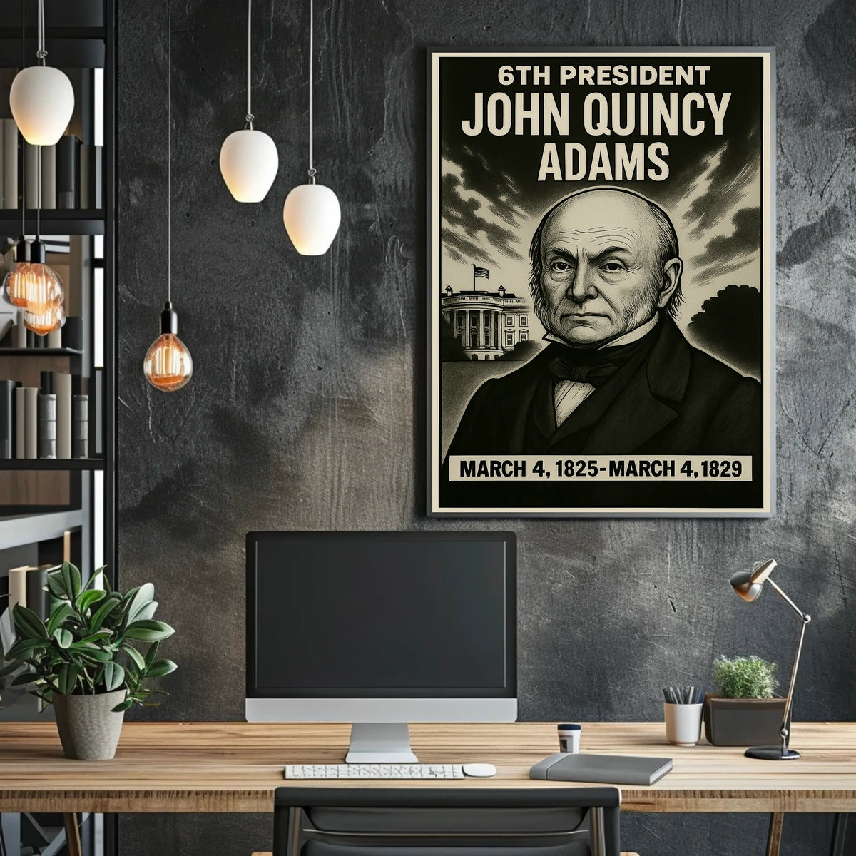 John Quincy Adams 6Th President Poster