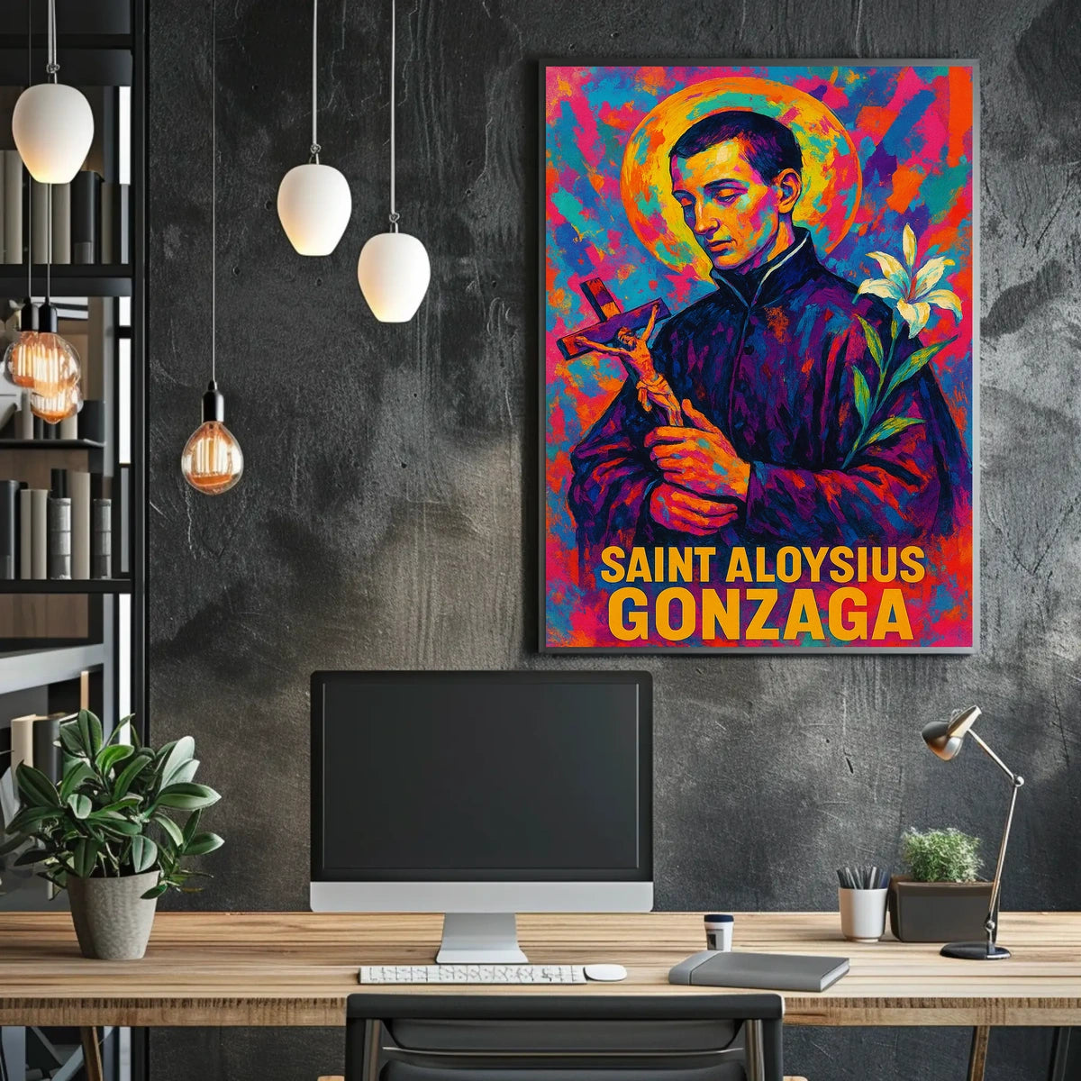 Saint Aloysius Gonzaga Poster