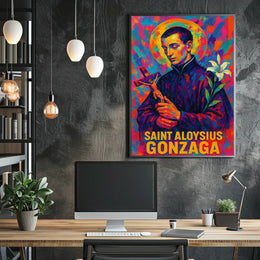 Saint Aloysius Gonzaga Poster