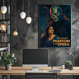 Lon Chaney Phantom Opera Gothic Cinematic Collectors Poster