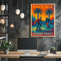 Phoenix Desert Frost Poster
