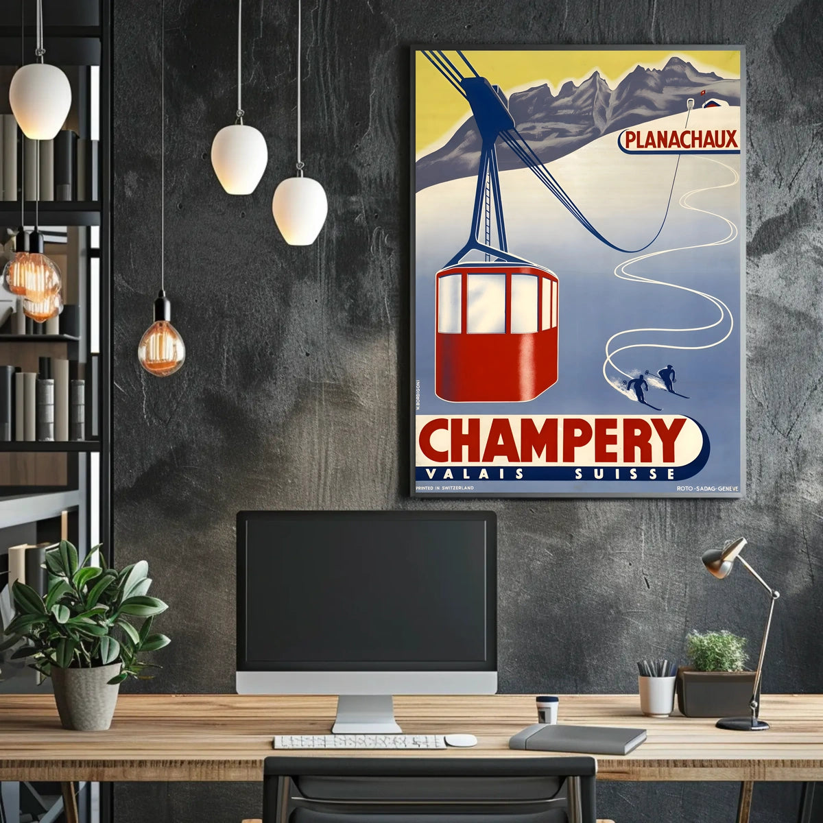 Champery Ski Resort Poster