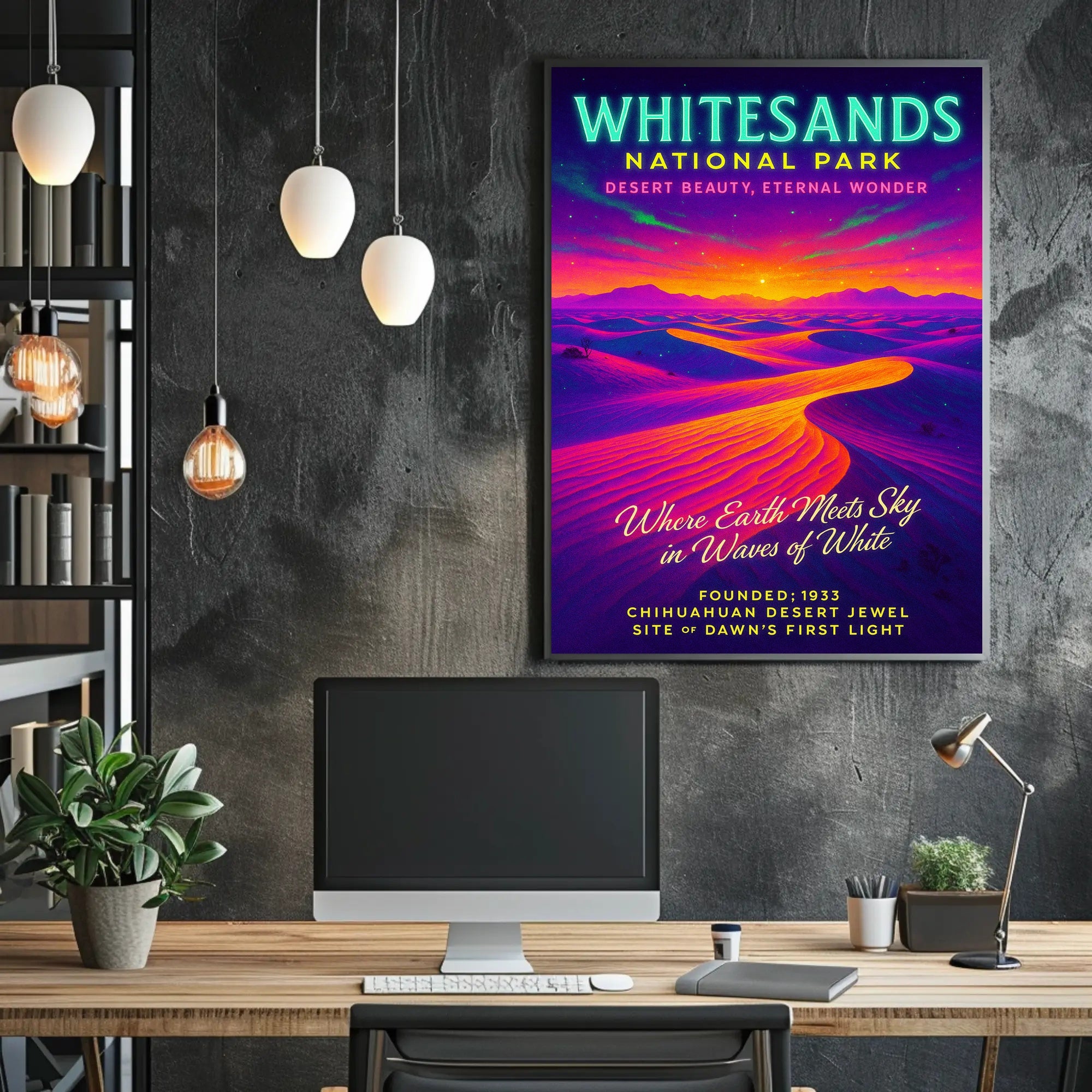 Whitesands National Park Poster PosterGoat