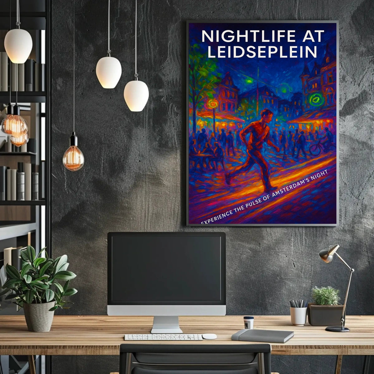 Nightlife At Leidseplein Poster