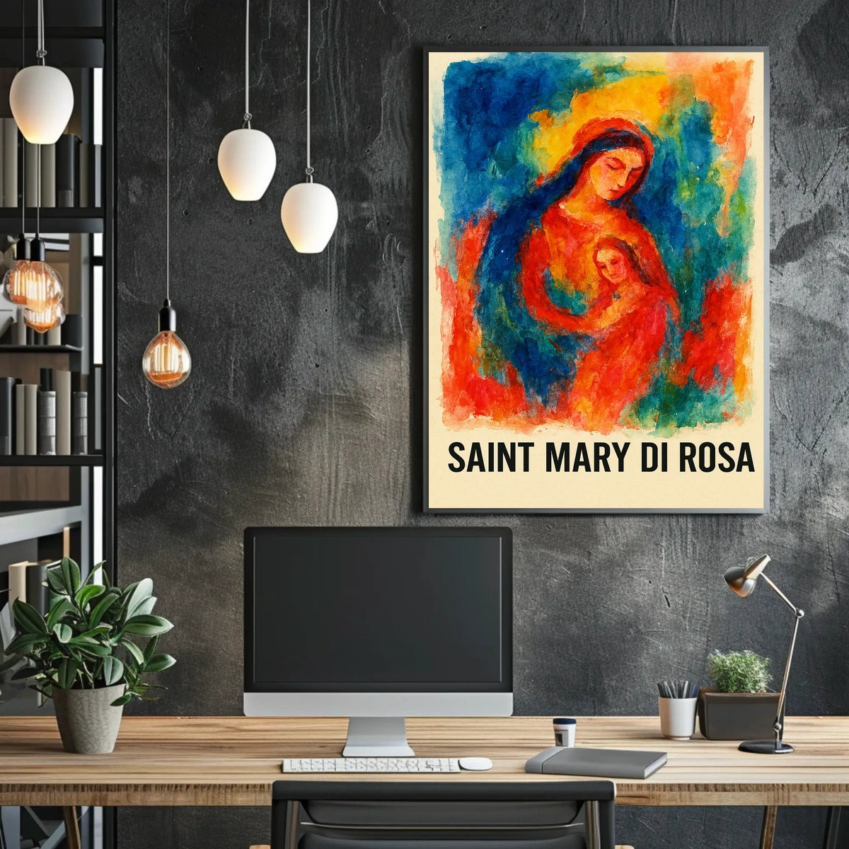 Saint Mary Di Rosa Poster