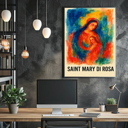 Saint Mary Di Rosa Poster
