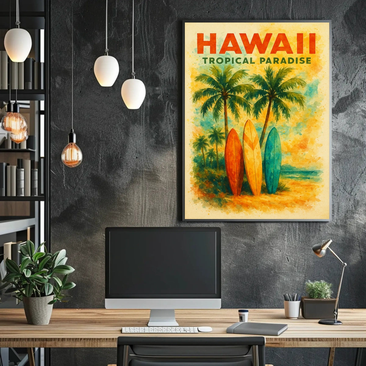 Hawaii Tropical Paradise Poster