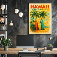 Hawaii Tropical Paradise Poster