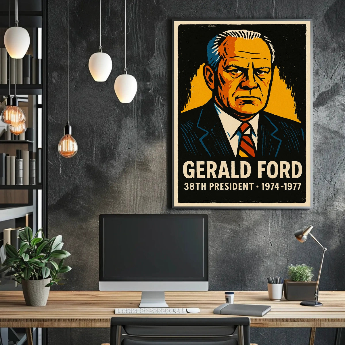Gerald Ford 38th President Poster